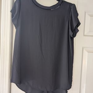 LOFT Charcoal Blouse